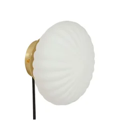 Kumu væglampe Ø18, hvid