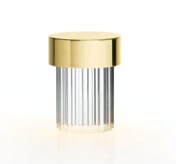 Last Order Bordlampe Riflet, messing