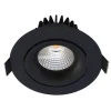 LED Downlight Tilt 10,9W, indbygning, sort