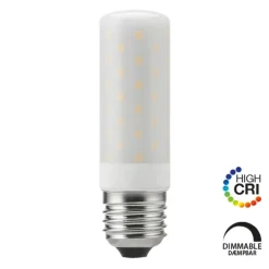 LED T28 rørpære 9W E27 opal Dim CRI 90
