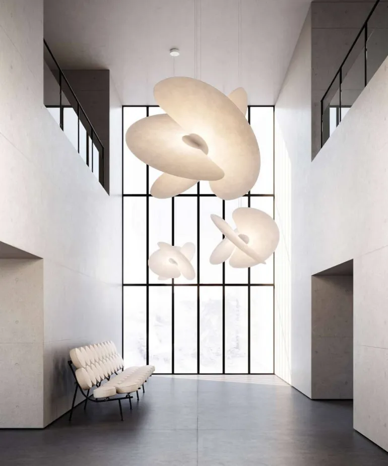 Levante Ø102 lysekrone skærm, hvid