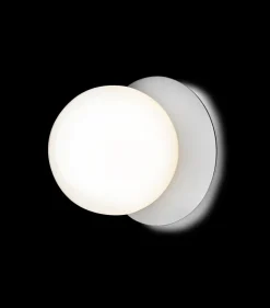 Liila 1 medium væglampe / loftlampe IP44, light silver/opal