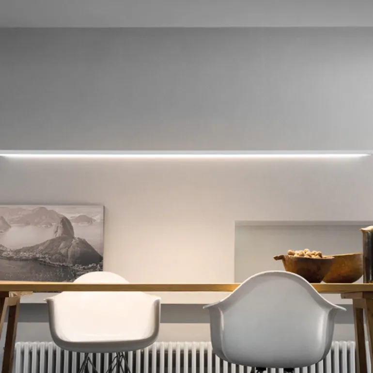 Linescapes vandret pendel, hvid