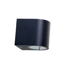 Læsø udendørs væglampe, sort