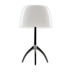 Lumiere Grande, hvid/sort krom med dæmper