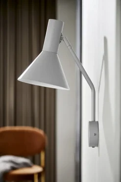 LYSS væglampe, mat lysegrå