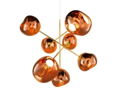 Melt stor lysekrone, kobber