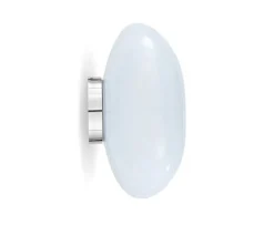 Melt Surface væglampe / loftlampe, opal/sølv