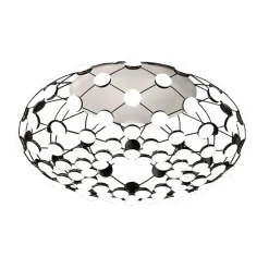 Mesh loftlampe Ø72, sort