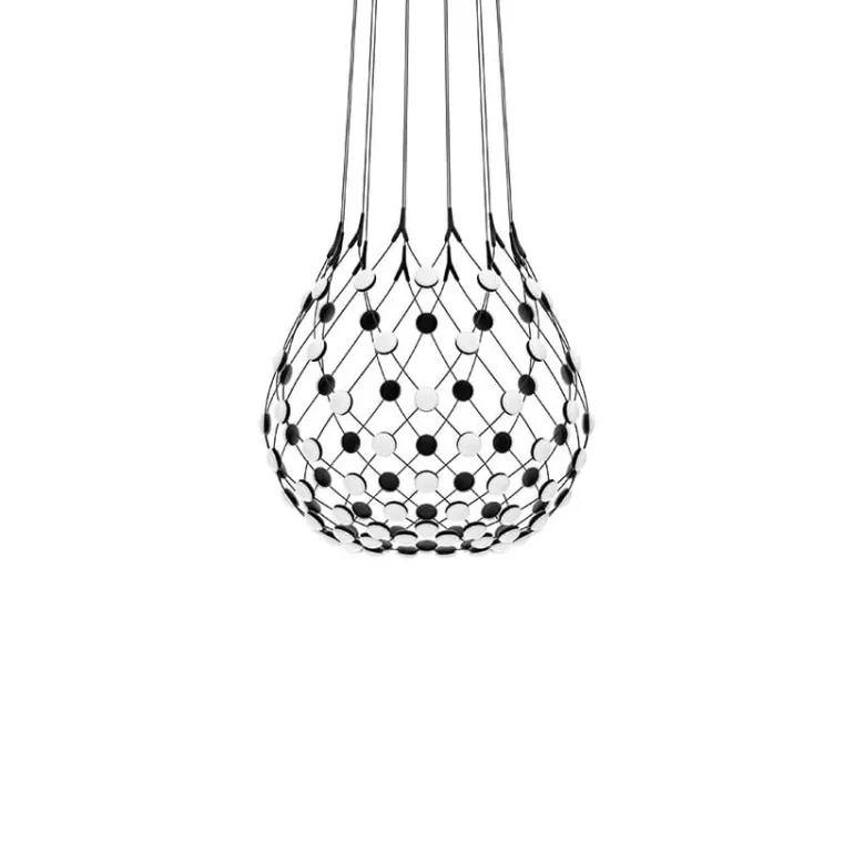 Mesh pendel Ø80 / 1 m ledning, sort