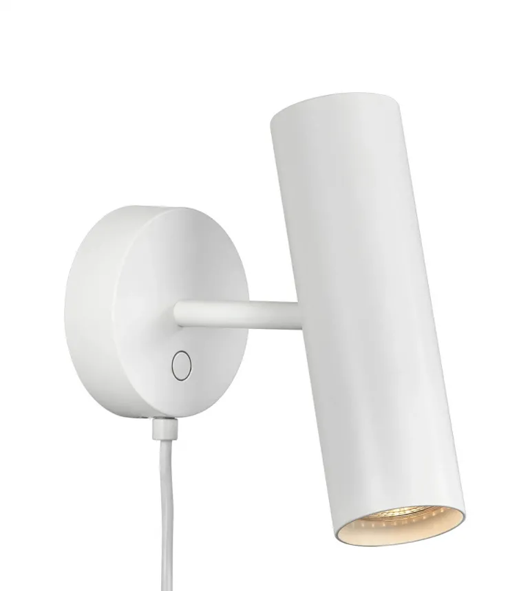 MIB 6 væglampe, hvid