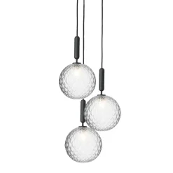 Miira 3 Large pendel, grå/klar