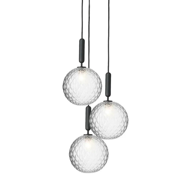 Miira 3 Large pendel, grå/klar