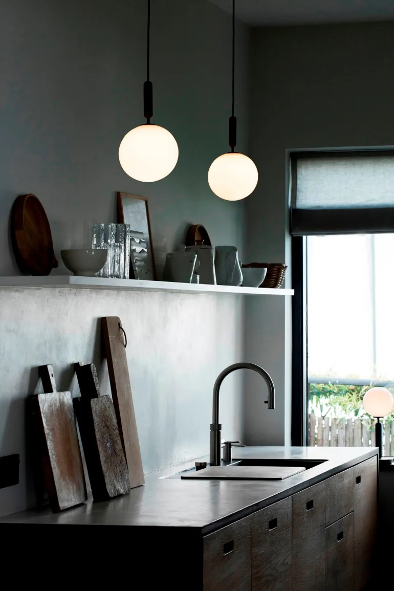 Miira 1 Large pendel, grå/opal