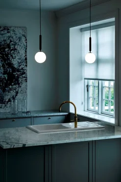 Miira 1 pendel, grå/opal