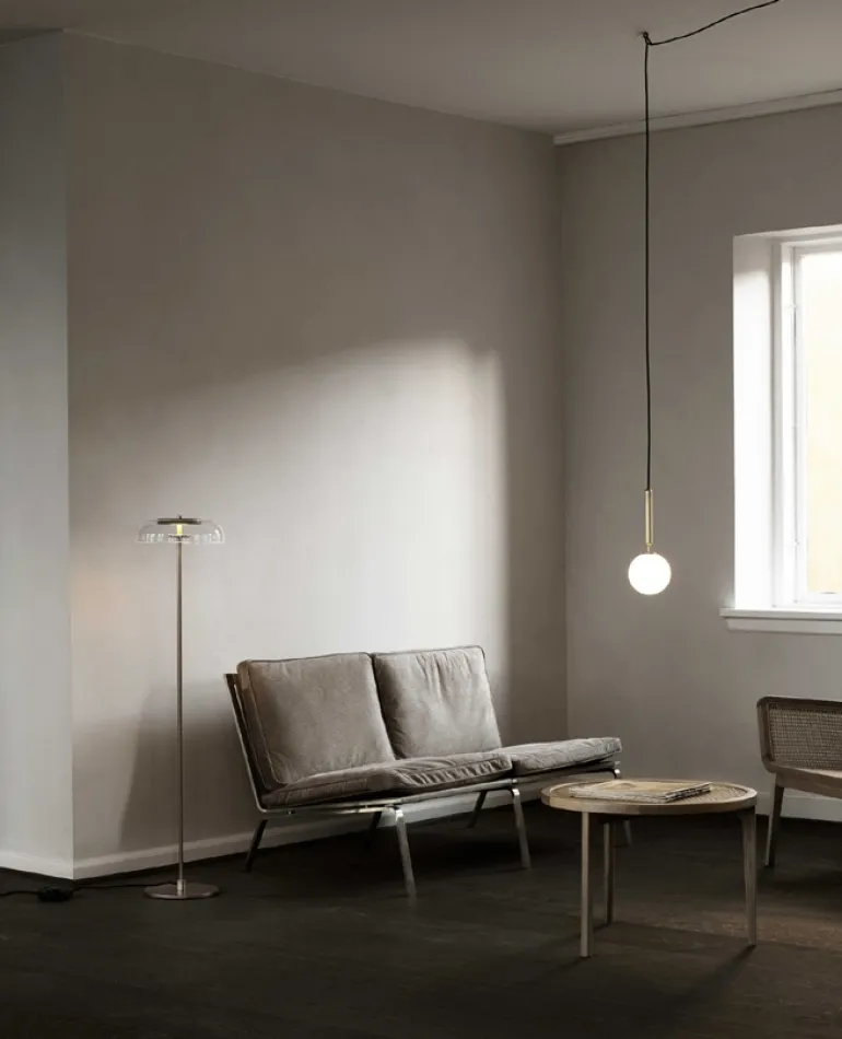 Miira 1 pendel, messing/opal