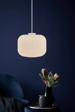 Milford 30 pendel, opal glas