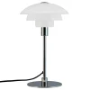 Morph D21 bordlampe, opal/krom
