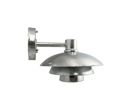 Morph D24 udendørs væglampe, galvaniseret