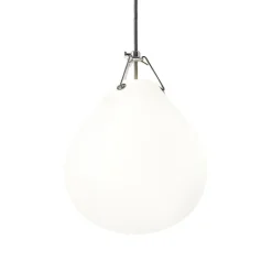 Moser pendel Ø250, mat hvid opal
