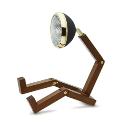 Mr. Wattson bordlampe, Mat sort/messing