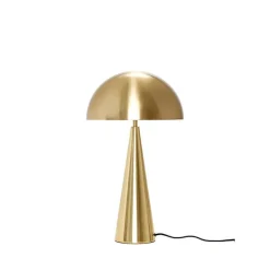 Mush bordlampe høj, messing