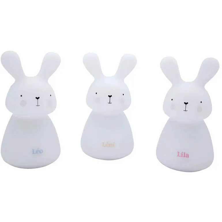 Natlampe Trio kanin, hvid