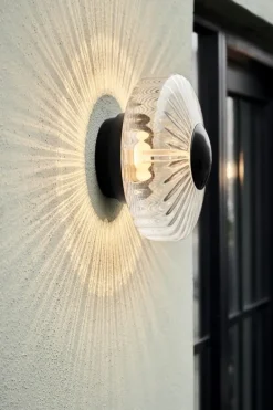 New Wave Optic Outdoor væglampe, clear