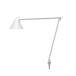 NJP bordlampe m/Ø10 pind, hvid