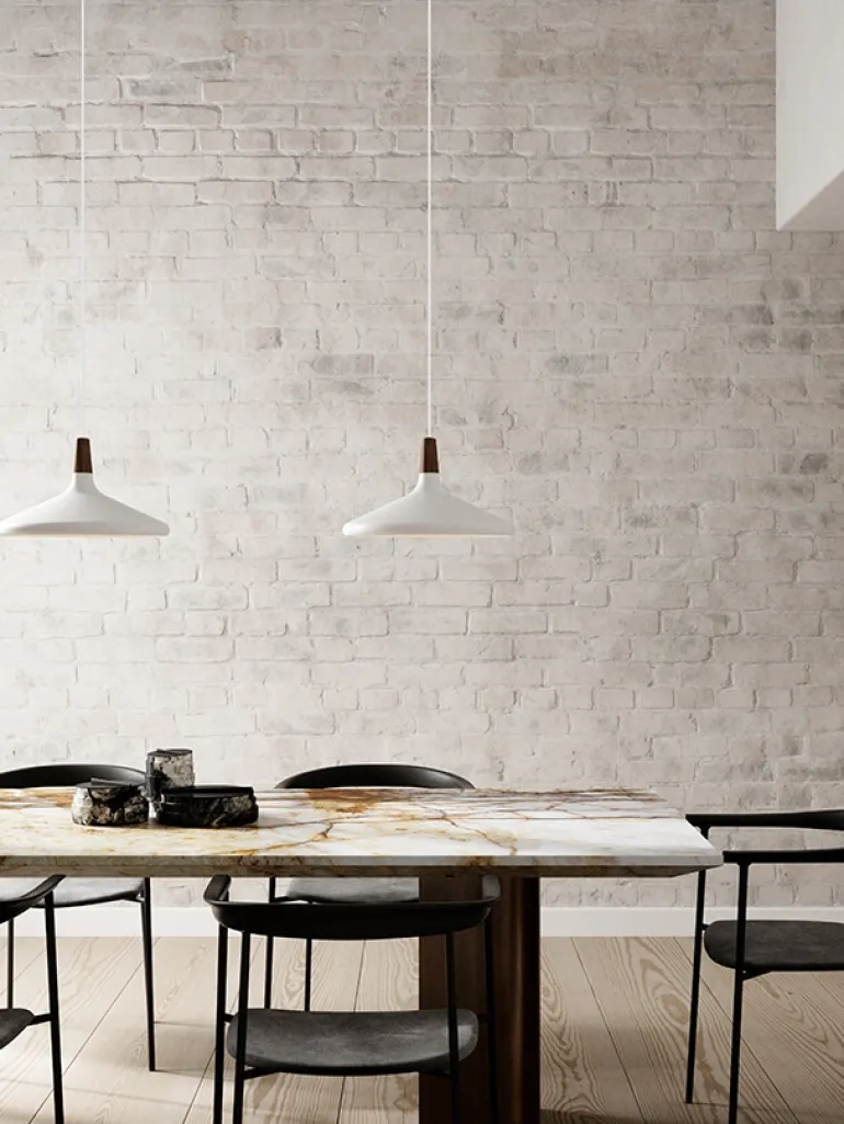 Nori 39 pendel, hvid