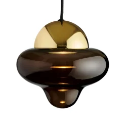 Nutty pendel, brun/guld
