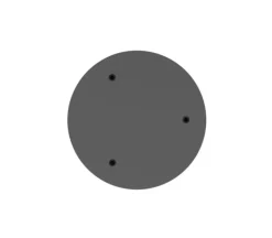 Nuura baldakin til 3 pendler, rock grå