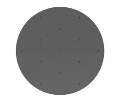 Nuura baldakin til 13 pendler, rock grå