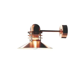 Nyhavn Udendørs væglampe, børstet kobber