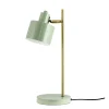 Ocean bordlampe, oliven/messing