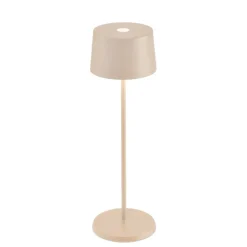 Olivia batterilampe / bordlampe, sand