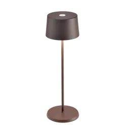 Olivia batterilampe / bordlampe, corten