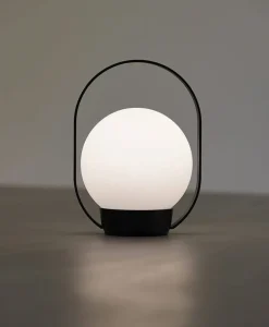 Palla T1 batterilampe / bordlampe, mat sort