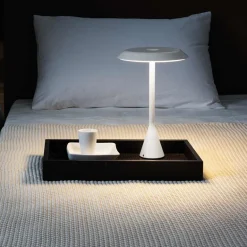 Panama mini batterilampe, hvid