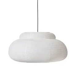 Papier single pendel Ø80, hvid