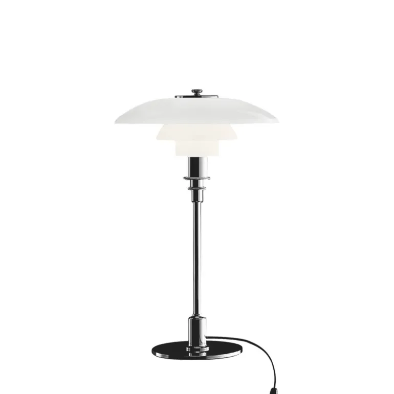 PH 3/2 bordlampe, krom