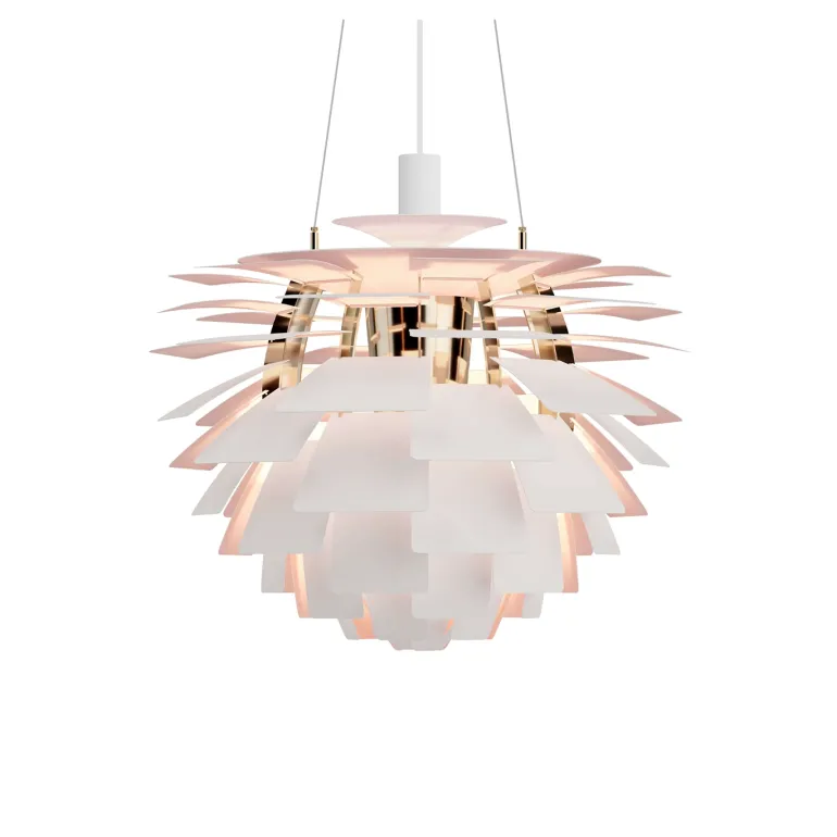 PH Artichoke Anniversary Edition Ø60 pendel, mat hvid/pale rose