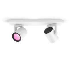 Philips Hue Argenta White and Color Ambiance dobbelt spot, hvid