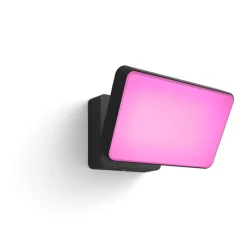 Philips Hue Discover White and Color Ambiance udendørs projektør / væglampe, sort