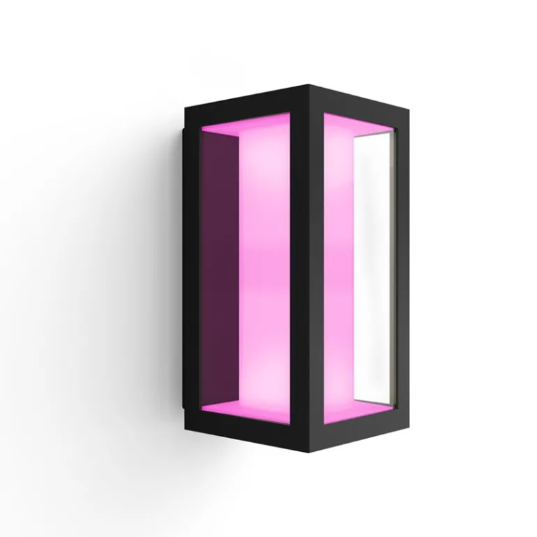 Philips Hue Impress White and Color Ambiance udendørs væglampe, sort