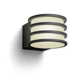 Philips Hue Lucca udendørs væglampe, antrasit