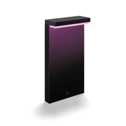 Philips Hue Nyro White and Color Ambiance udendørs piedestal / pullert, sort