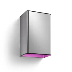 Philips Hue Resonate White and Color Ambiance udendørs væglampe, sølv