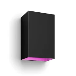 Philips Hue Resonate White and Color Ambiance udendørs væglampe, sort