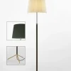 Pie de salón Gulvlampe G3 grøn/messing